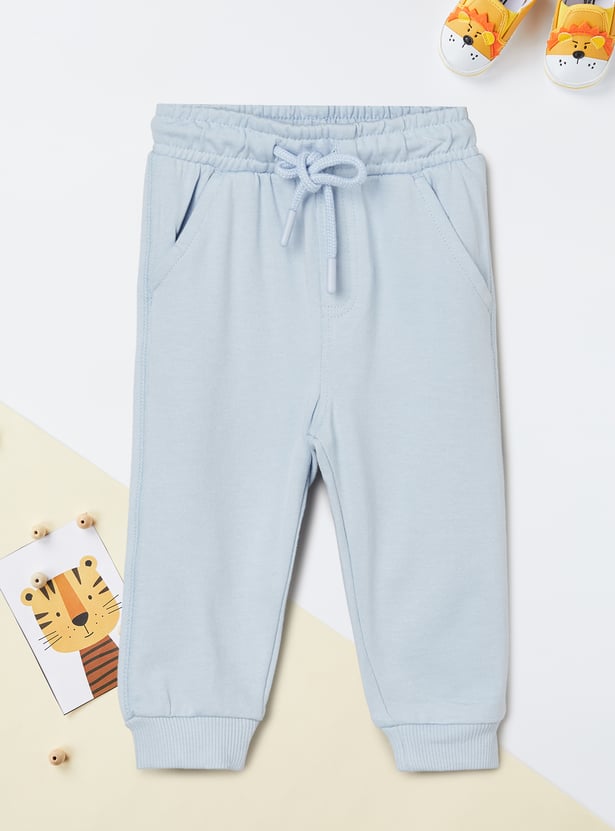 Boys Solid Joggers BLUE