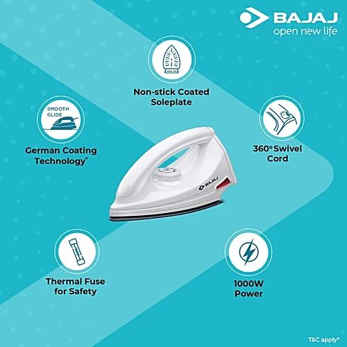 40329784-9_3-bajaj-majesty-1000-watt-dry-iron-german-coating-technology-majestydx6-white.webp