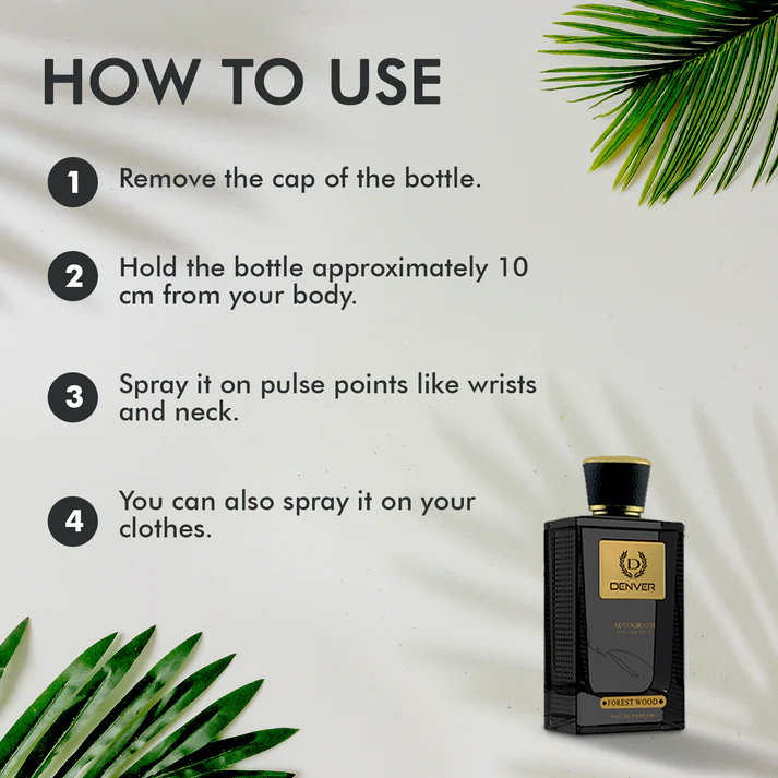 SRK Autograph Forest Wood Perfume | Free Chief & Vip Rush 30ml perfume