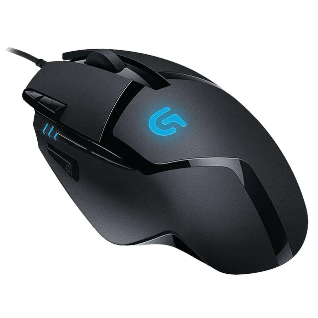 logitech G402 Wired Optical Gaming Mouse (4000 DPI Adjustable, Fusion Engine Hybrid Sensor, Black)
