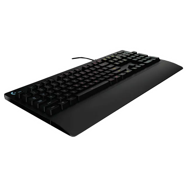 logitech G213 Prodigy Wired Gaming Keyboard with Backlit Keys (Spill Resistant, Black)